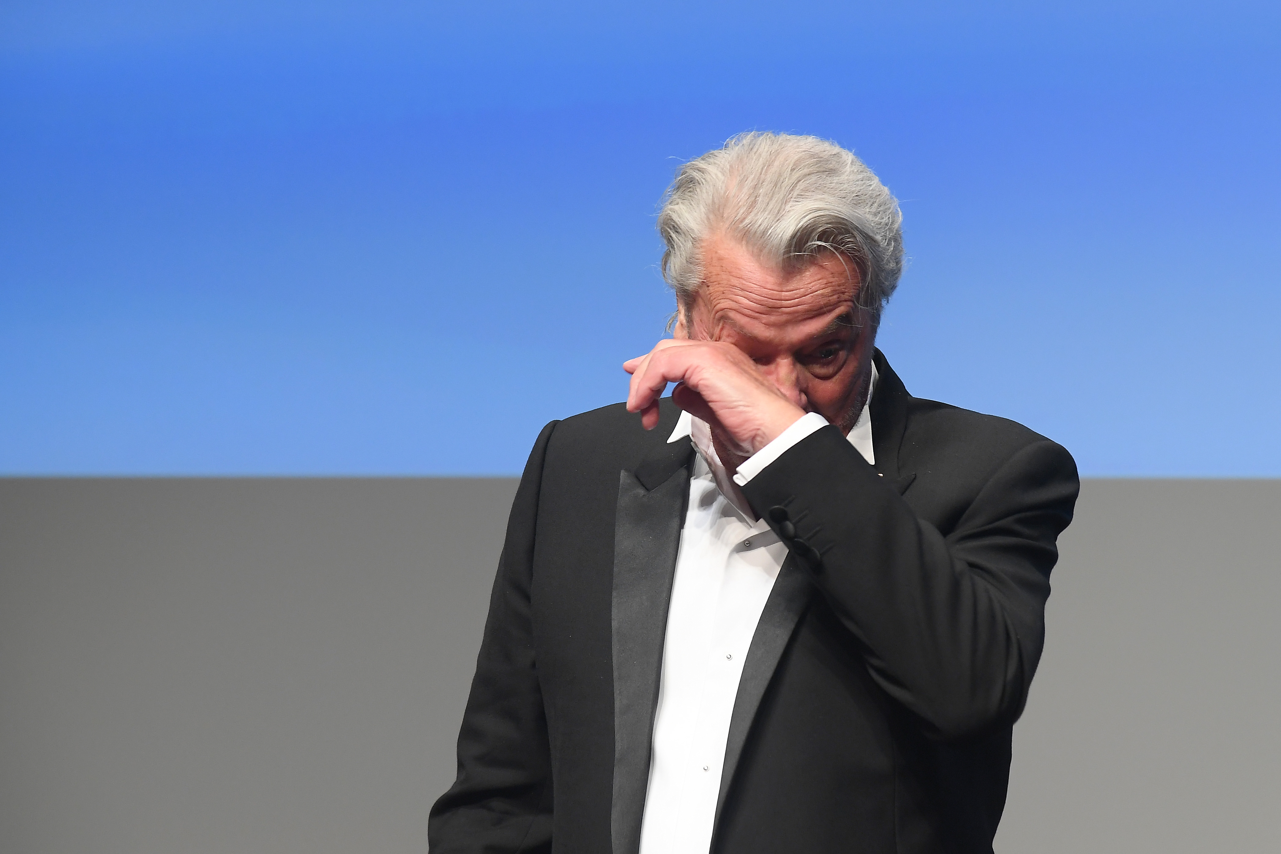 Alain Delon lors de la 72e édition du festival de Cannes, le 19 mai 2019. | Source : Getty Images