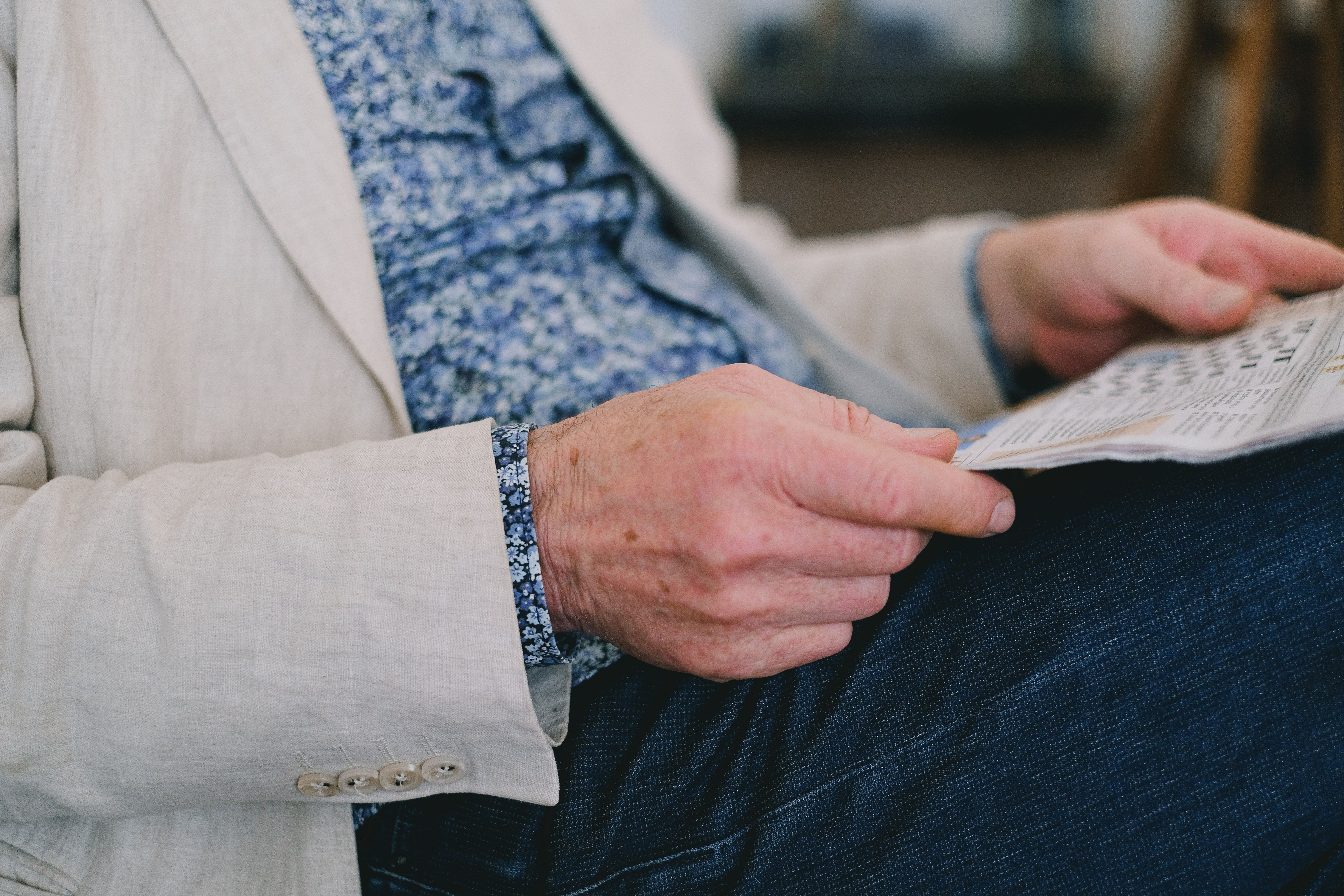 Les mains d'un homme âgé | Source : Pexels
