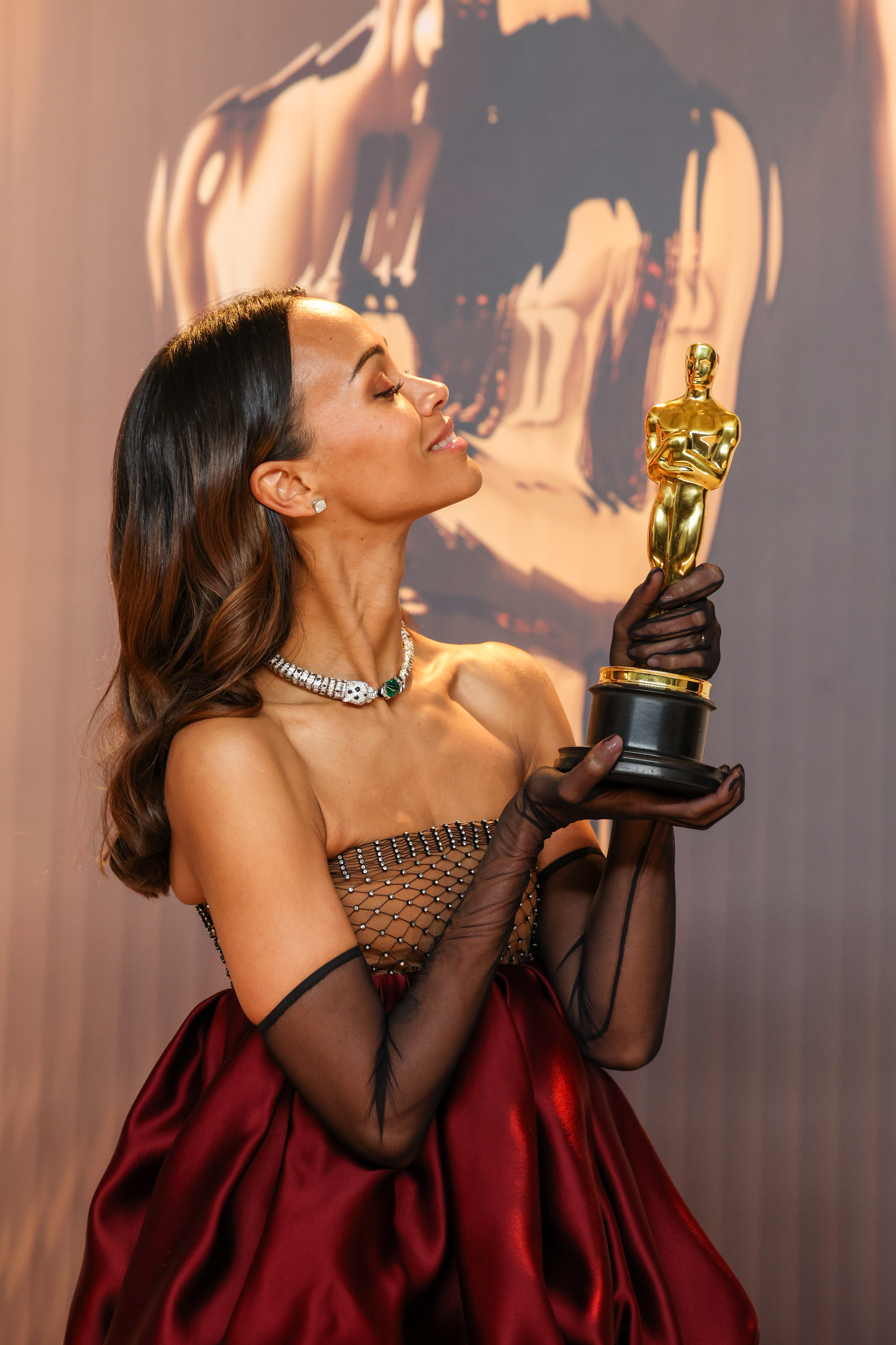 Zoe Saldana à Hollywood, Californie, le 2 mars 2025 | Source : Getty Images