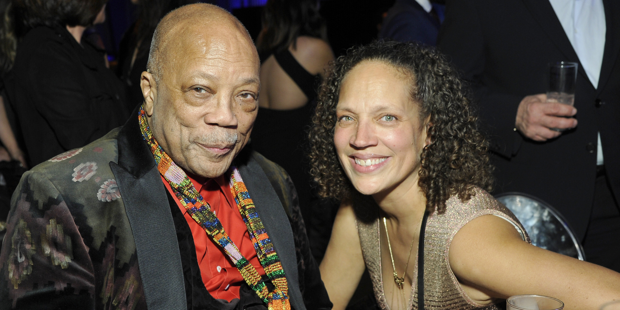 Quincy Jones et Martina Jones | Source : Getty Images