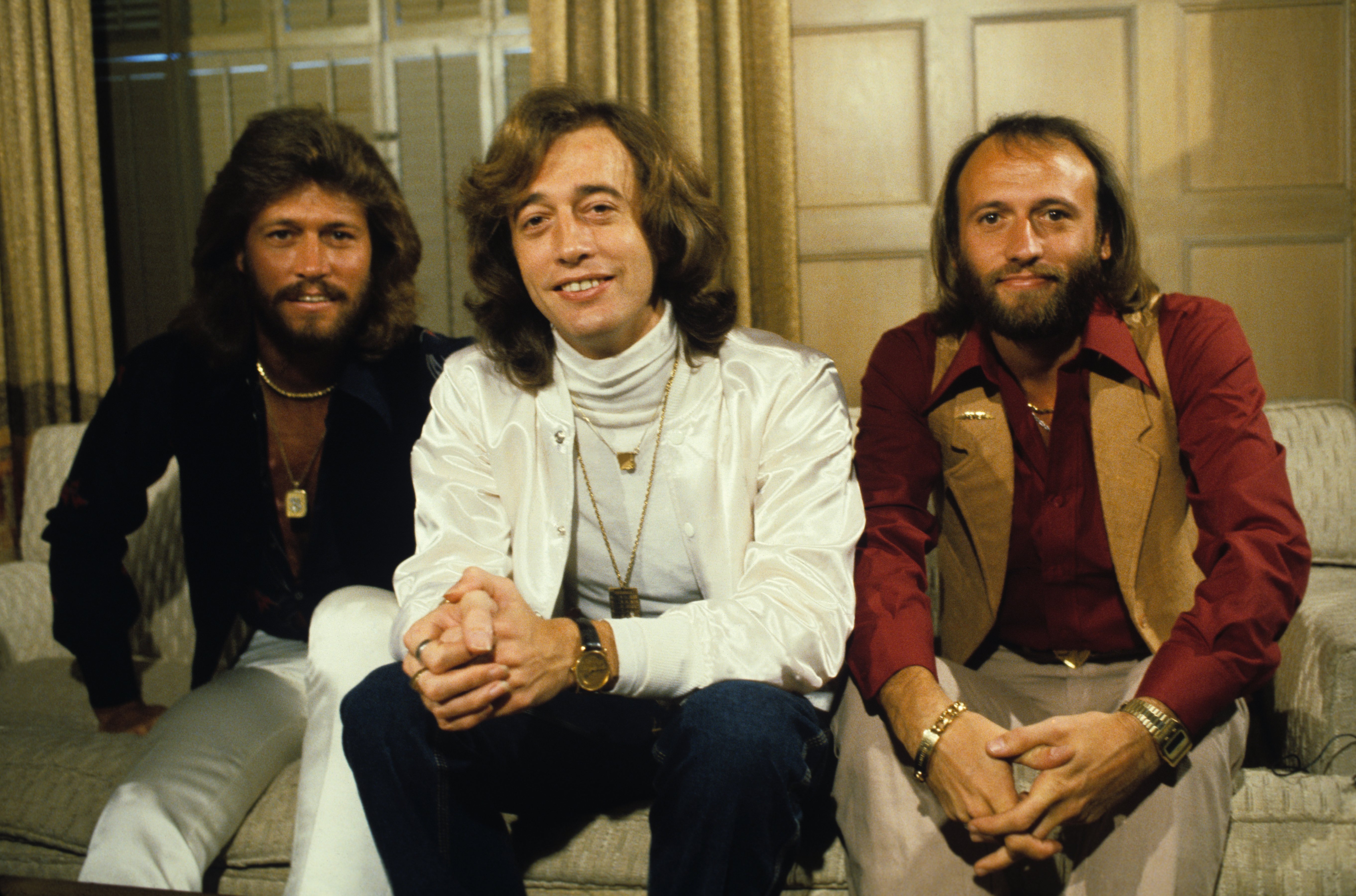 Un portrait des Bee Gees pris dans les années 1960. | Source : Getty Images 