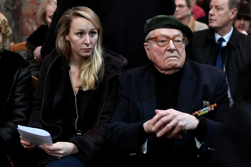 Jean-Marie Le Pen et sa petite-fille Marion Maréchal | Source : Getty Images