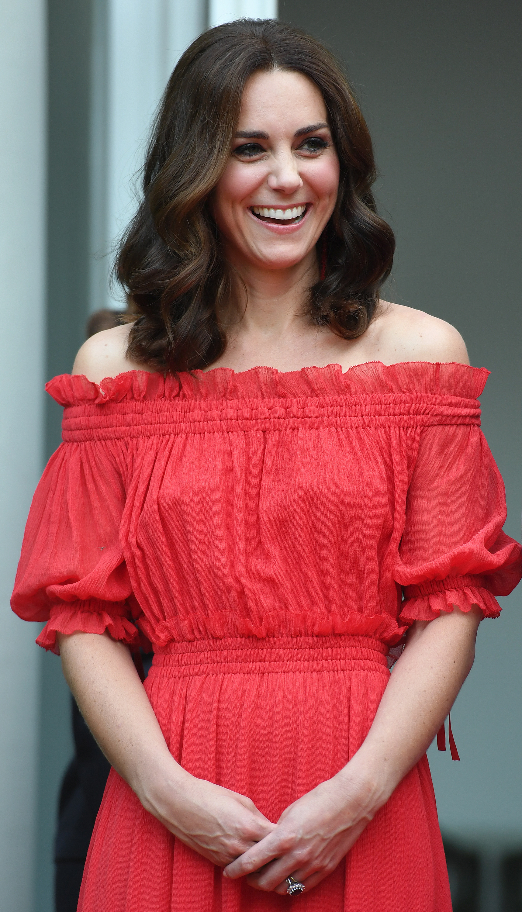 Kate Middleton, princesse de Galles, assiste à la fête d'anniversaire de la reine à la résidence de l'ambassadeur britannique à Berlin, en Allemagne, le 19 juillet 2017. | Source : Getty Images