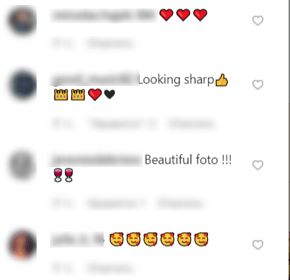 Commentaires des fans sur la photo de Lara Fabian. | Photo : Instagram / larafabianofficial