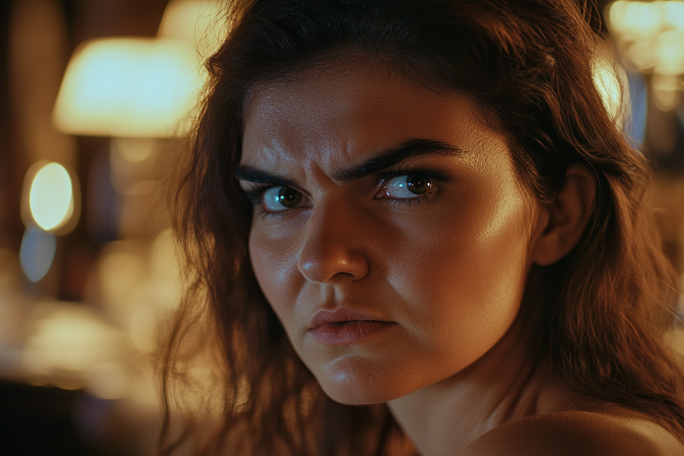 Une femme en colère dans un restaurant | Source : Midjourney