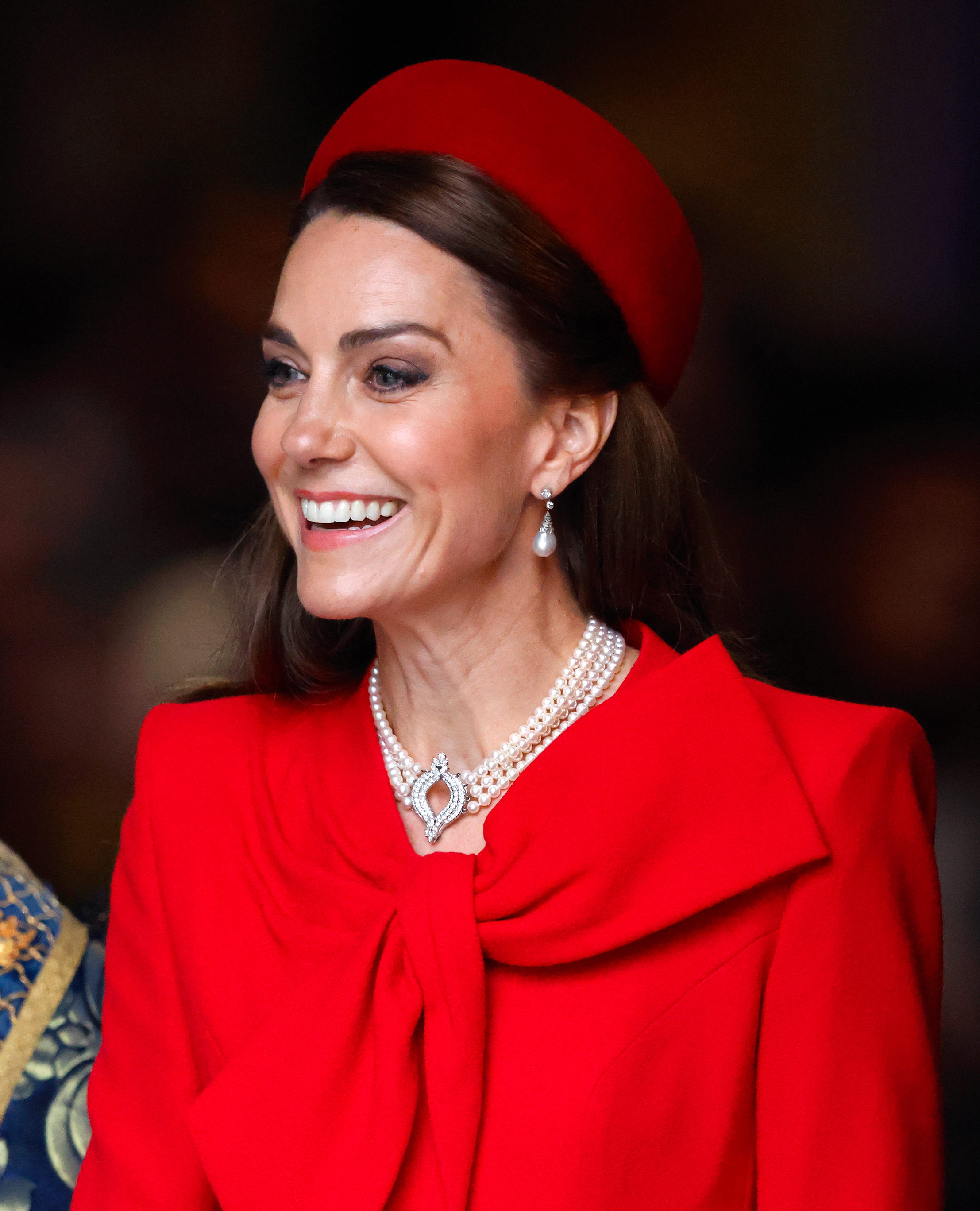 La princesse de Galles est vue lors du service annuel de célébration de la Journée du Commonwealth à l'abbaye de Westminster, le 10 mars 2025, à Londres, en Angleterre | Source : Getty Images