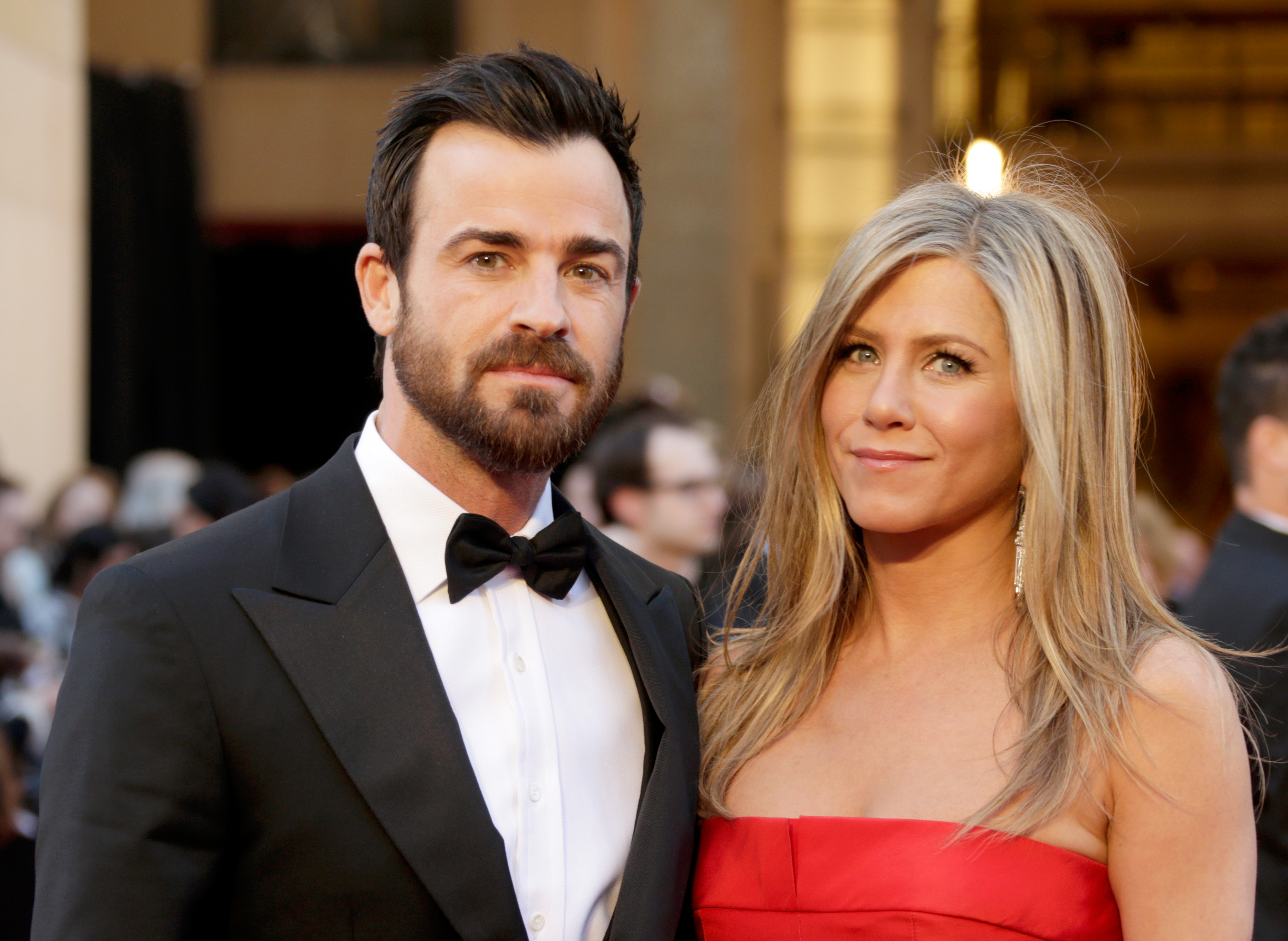 Justin Theroux et Jennifer Aniston aux Oscars le 24 février 2013 à Hollywood, Californie | Source : Getty Images