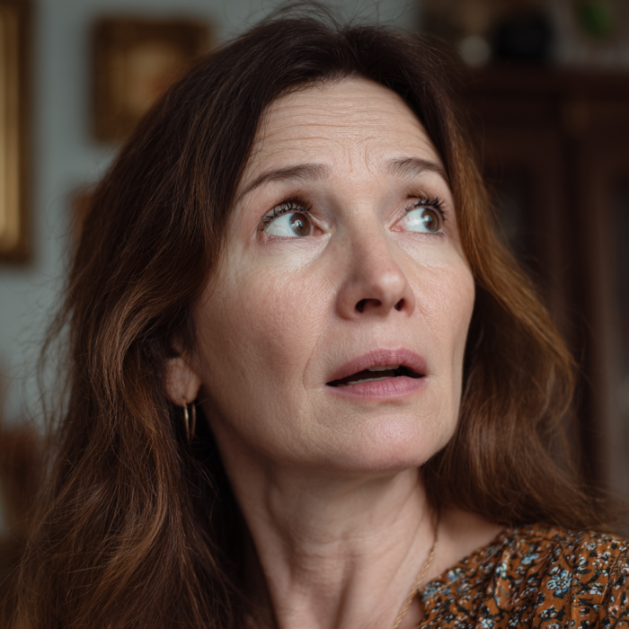 Une femme effrayée | Source : Midjourney