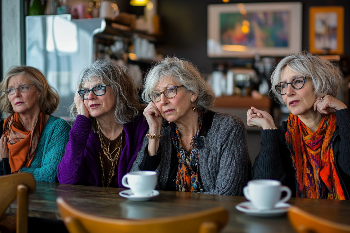 Femmes dans un café | Source : Midjourney