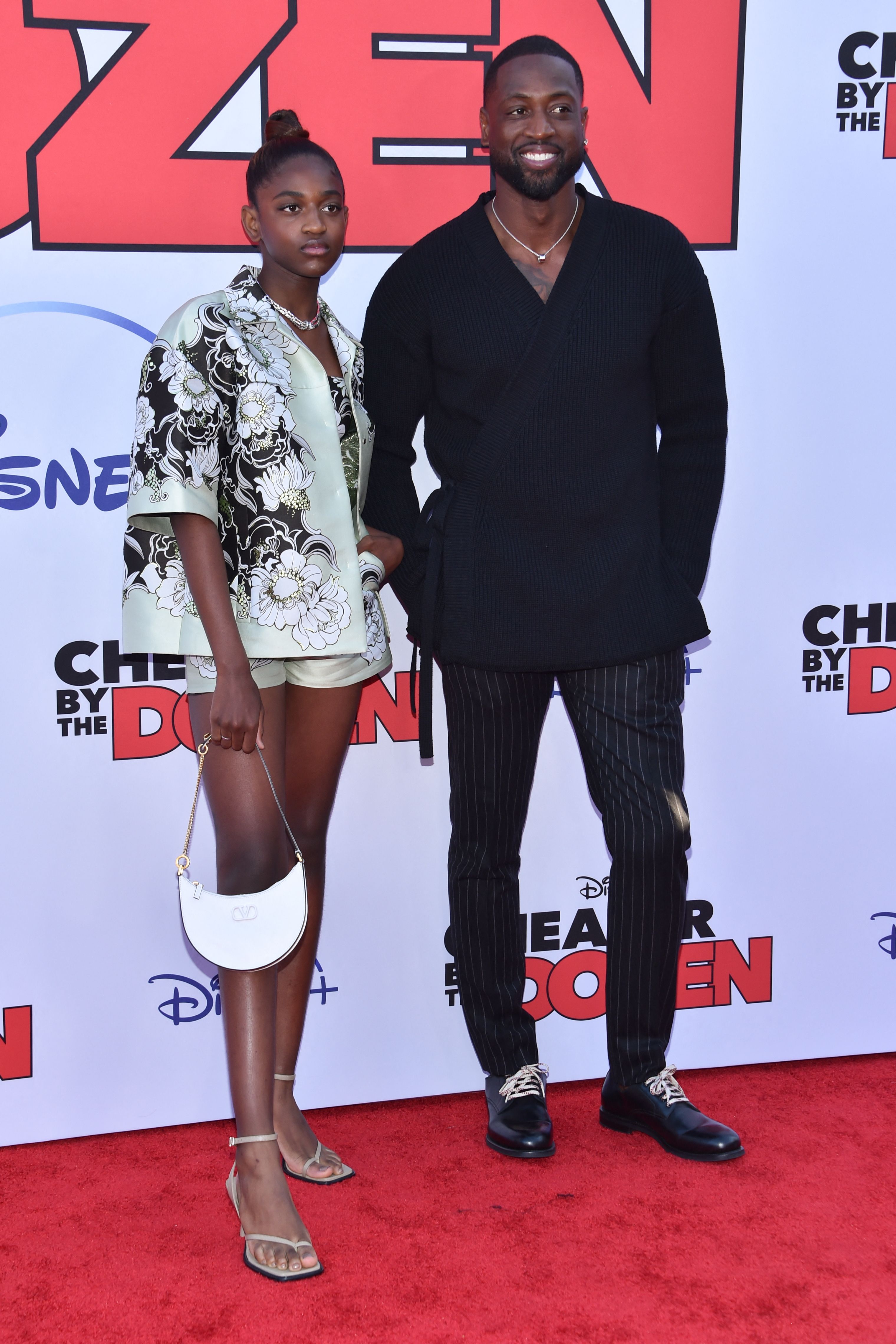 Zaya et Dwyane Wade à la première Disney de "Cheaper by the Dozen" à Hollywood, Californie, le 16 mars 2022 | Source : Getty Images