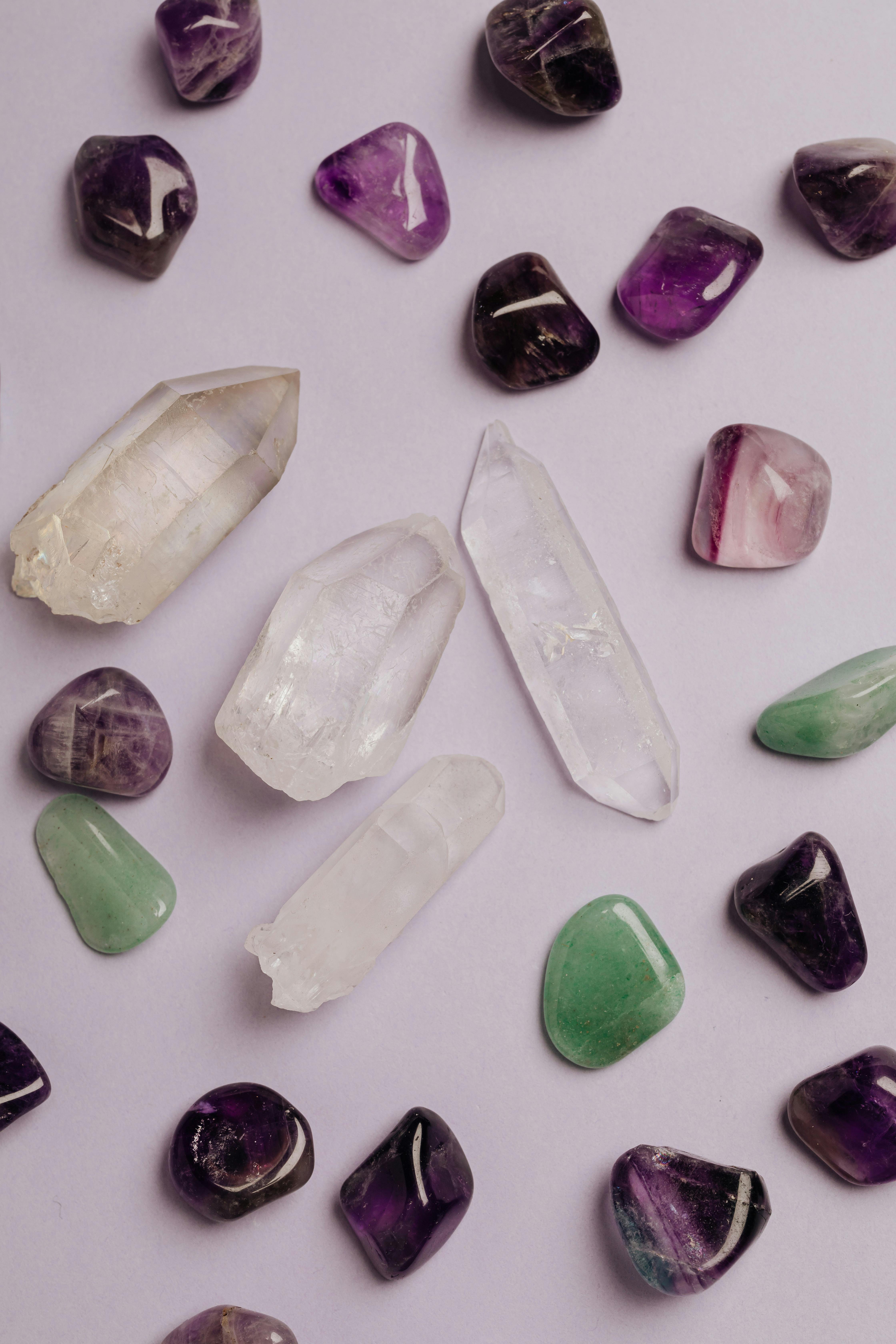 Des cristaux assortis | Source : Pexels