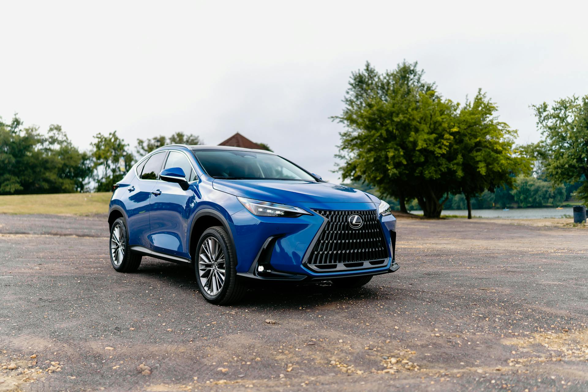 Un SUV bleu | Source : Pexels