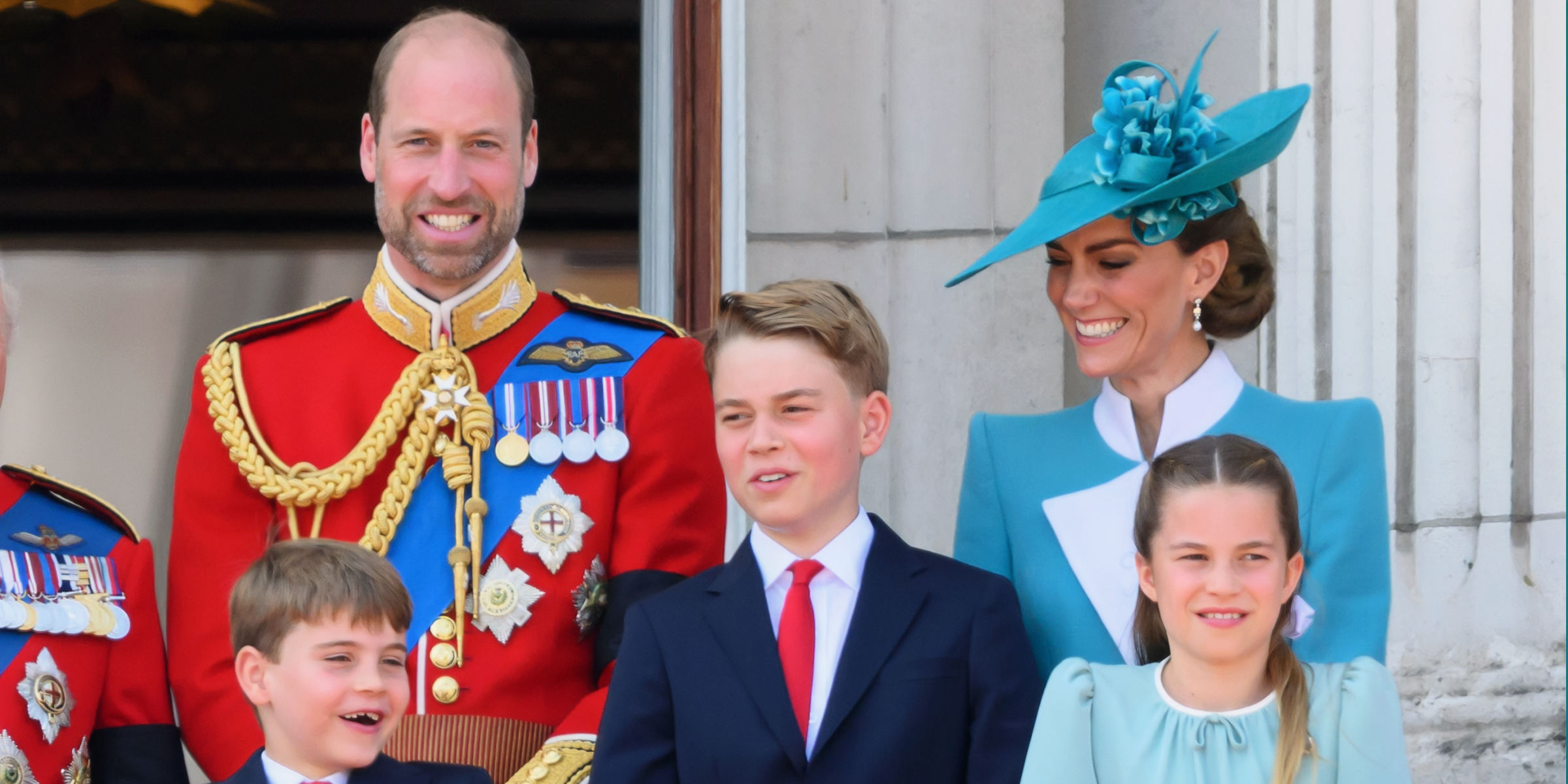 Le prince William et la princesse Charlotte | Source : Getty Images