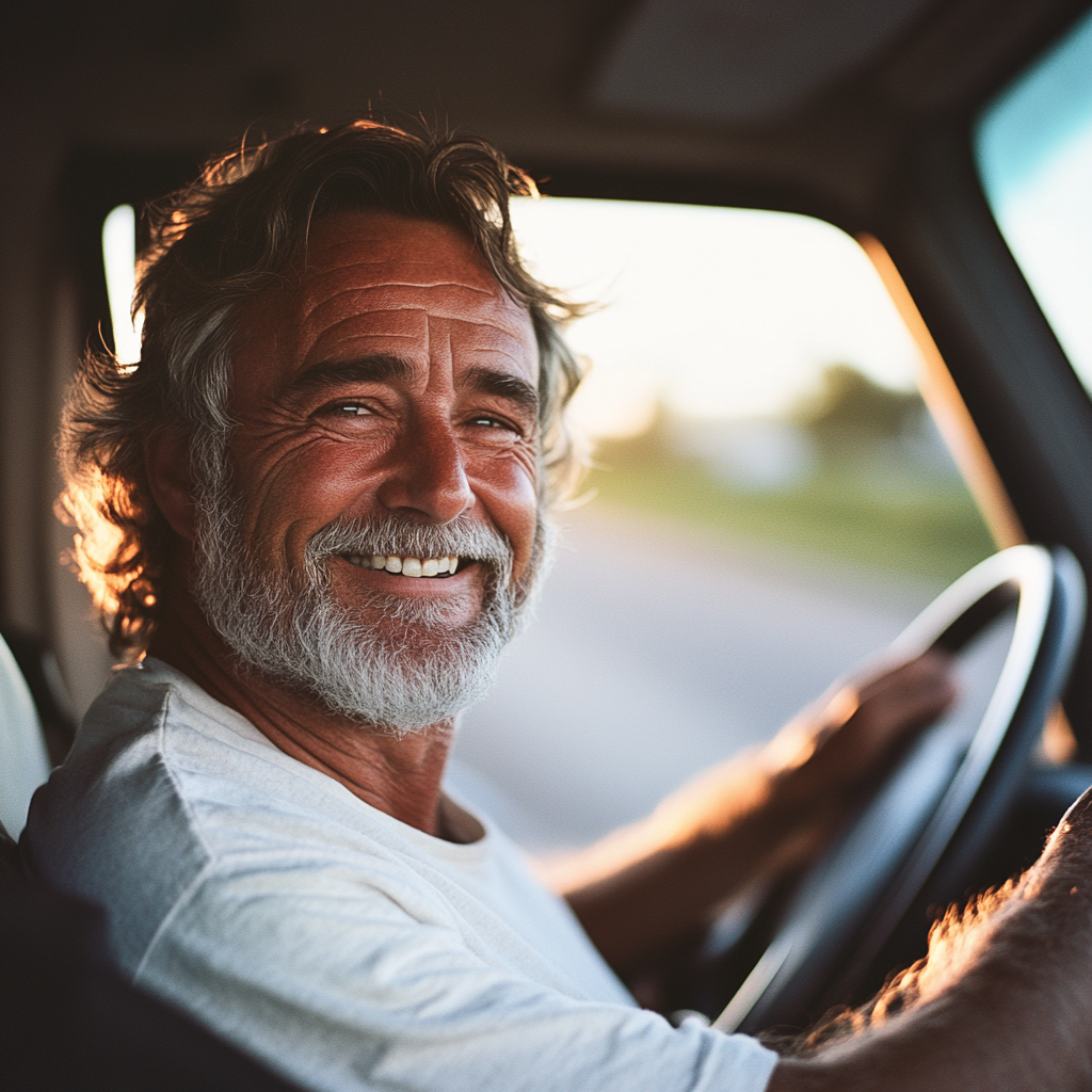 Un conducteur heureux | Source : Midjourney