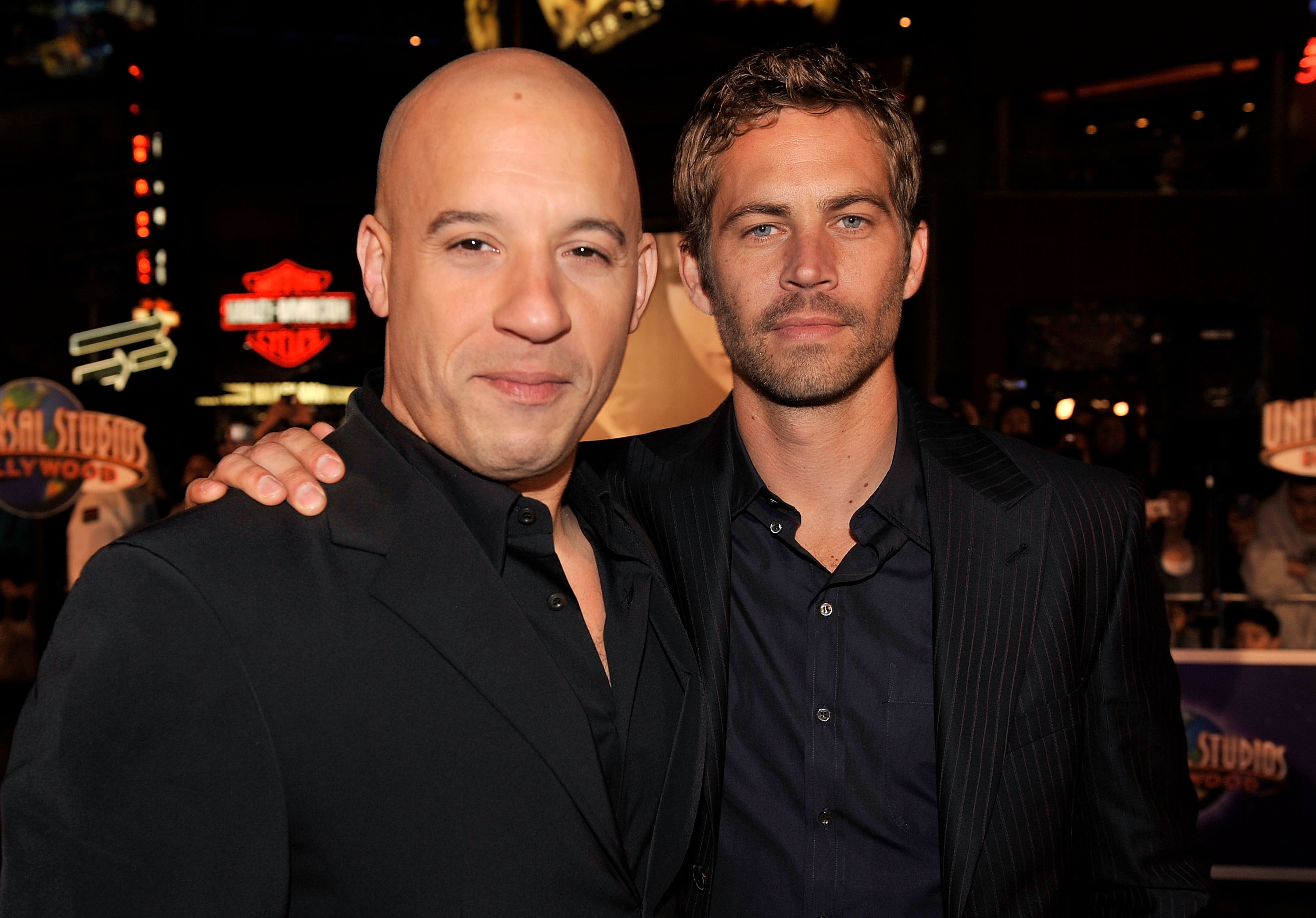 Vin Diesel et Paul Walker à la première de "Fast & Furious" le 12 mars 2009 | Source : Getty Images