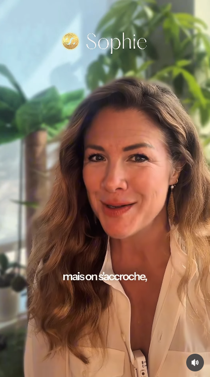 Une capture d'écran de la vidéo de Sophie Grégoire Trudeau, datée du 13 octobre 2025. | Source : Instagram/sophiegregoiretrudeau