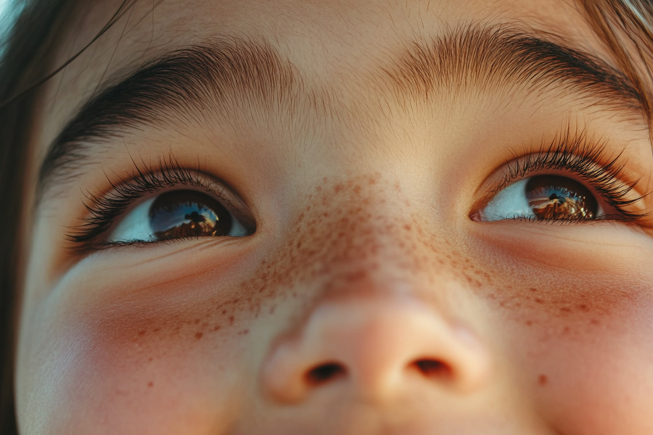 Gros plan sur les yeux d'une fille | Source : Midjourney