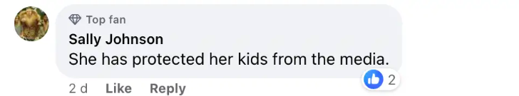 Commentaire d'un fan sur Julia Roberts et ses enfants, daté du 29 novembre 2023 | Source : Facebook/People