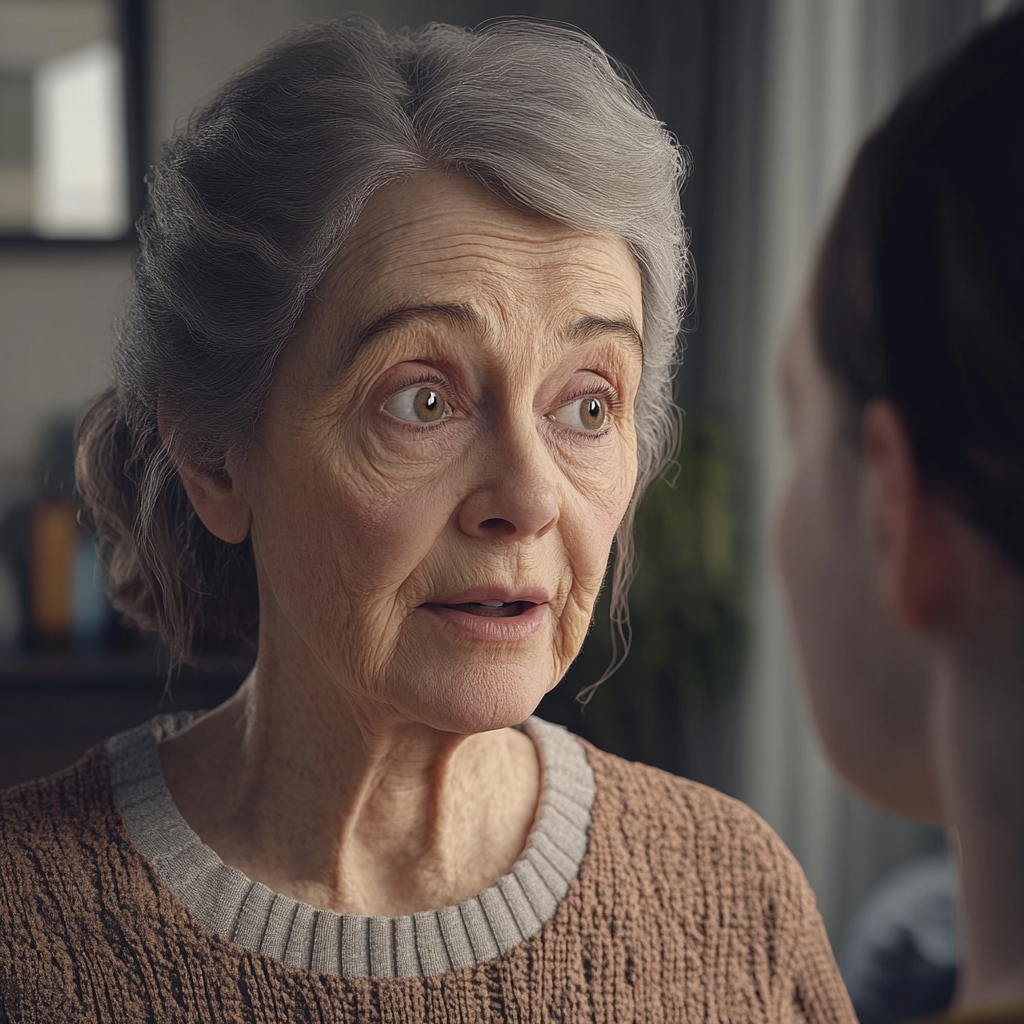 A woman talks to her granddaughter | Source: Midjourney