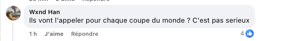Commentaire d'un internaute I Source : https://www.facebook.com/parismatchmag/posts/pfbid05tcpRmHigXd8sNtvdAEDpQZUf7gofq77PJfANgsqmSka1XShY3YCxhXN1buwpoDyl