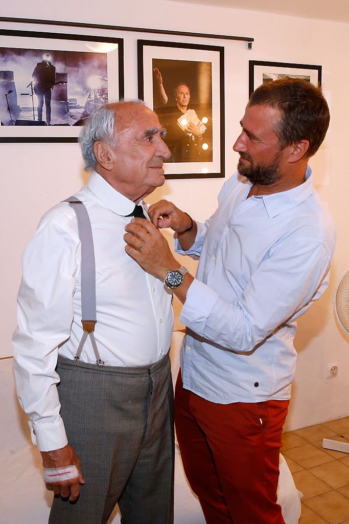 Claude Brasseur et son fils Alexandre Brasseur | Photo : Getty Images