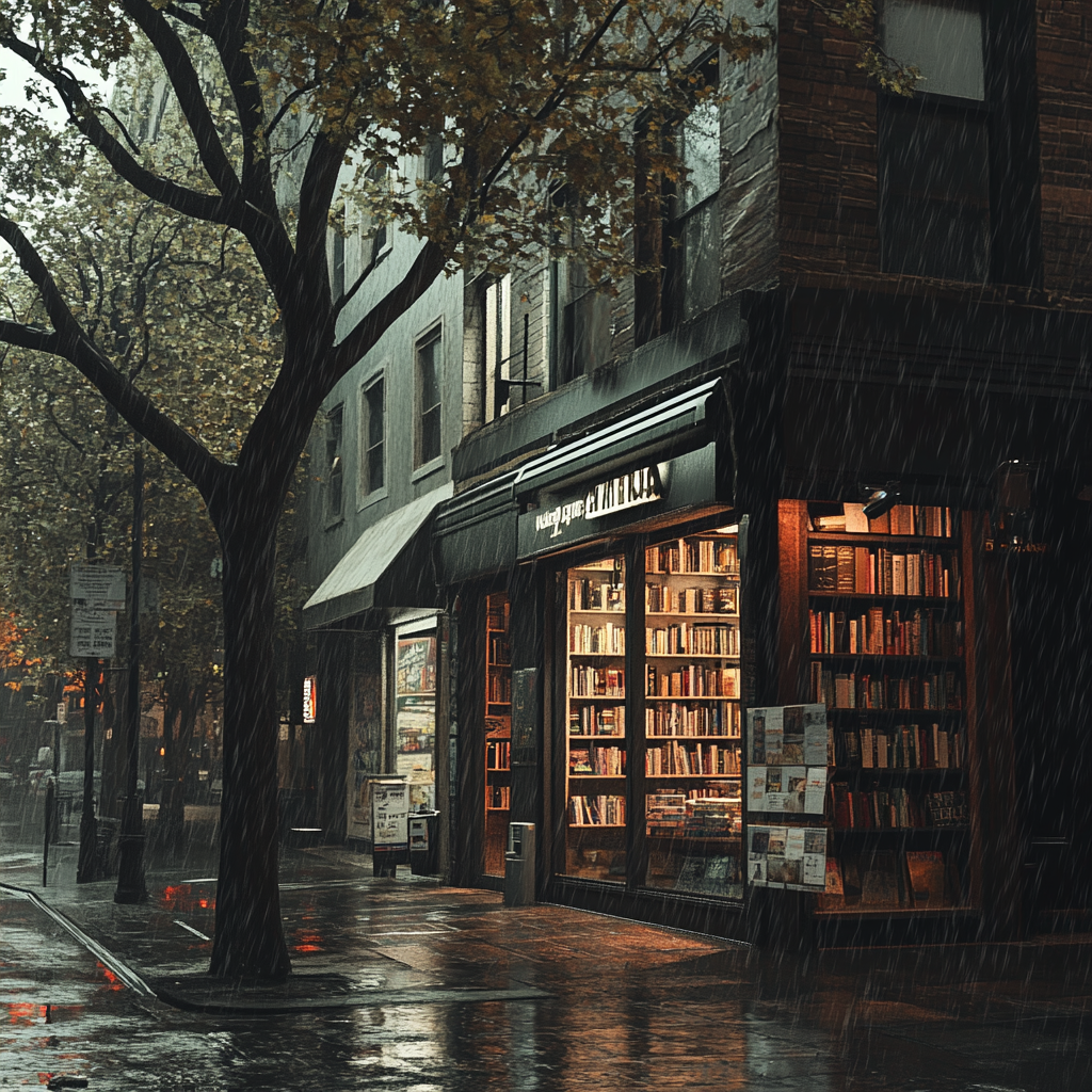 Une librairie | Source : Midjourney