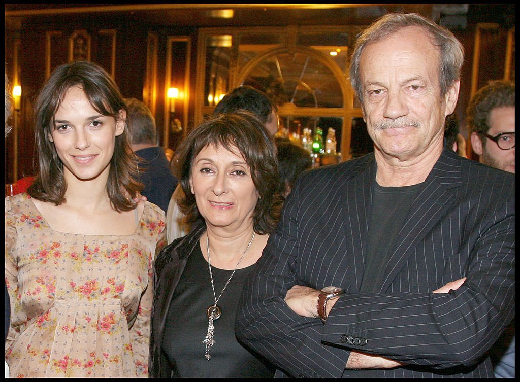 Josiane Stoléru, Patrick Chesnais et leur fille Émilie Chesnais le 3 avril 2009. l Source : Getty Images