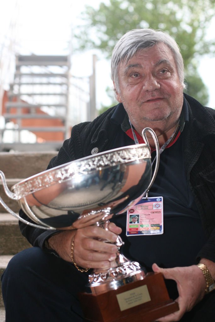 Louis NICOLLIN avec la coupe de France de handball - 07.05.2007. | Photo : Getty Images