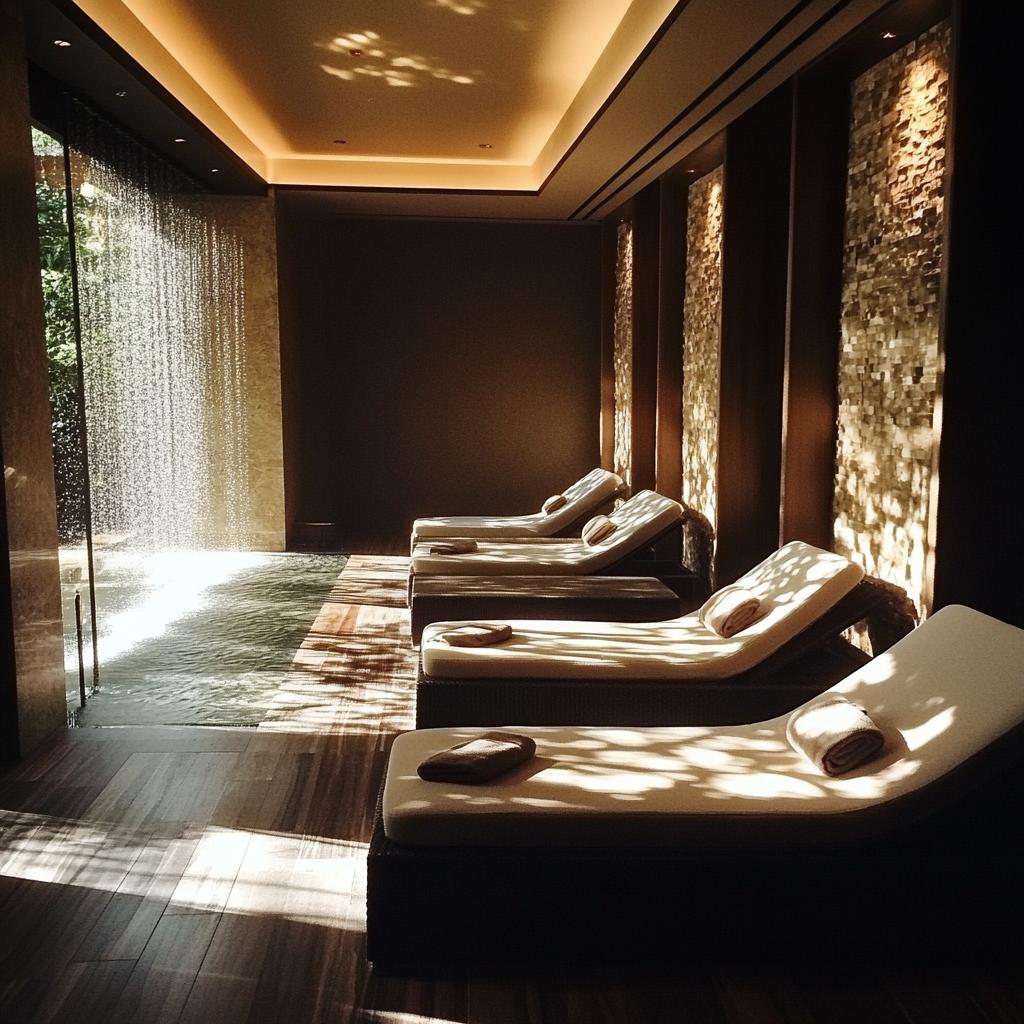 L'intérieur d'un spa | Source : Midjourney