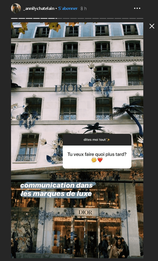 Communication dans les marques de luxe. | Photo : instagram/annilychatelain