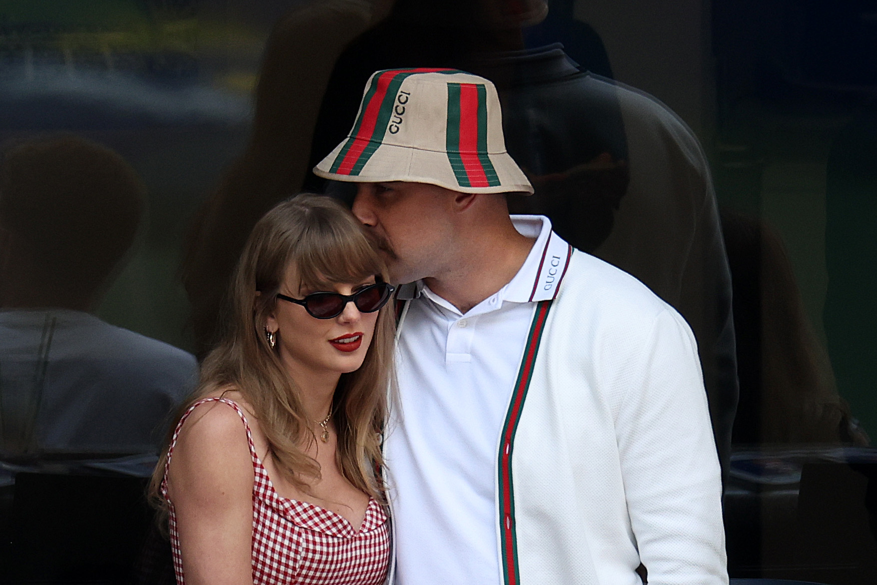 Travis Kelce et Taylor Swift le 08 septembre 2024, à New York | Source : Getty Images