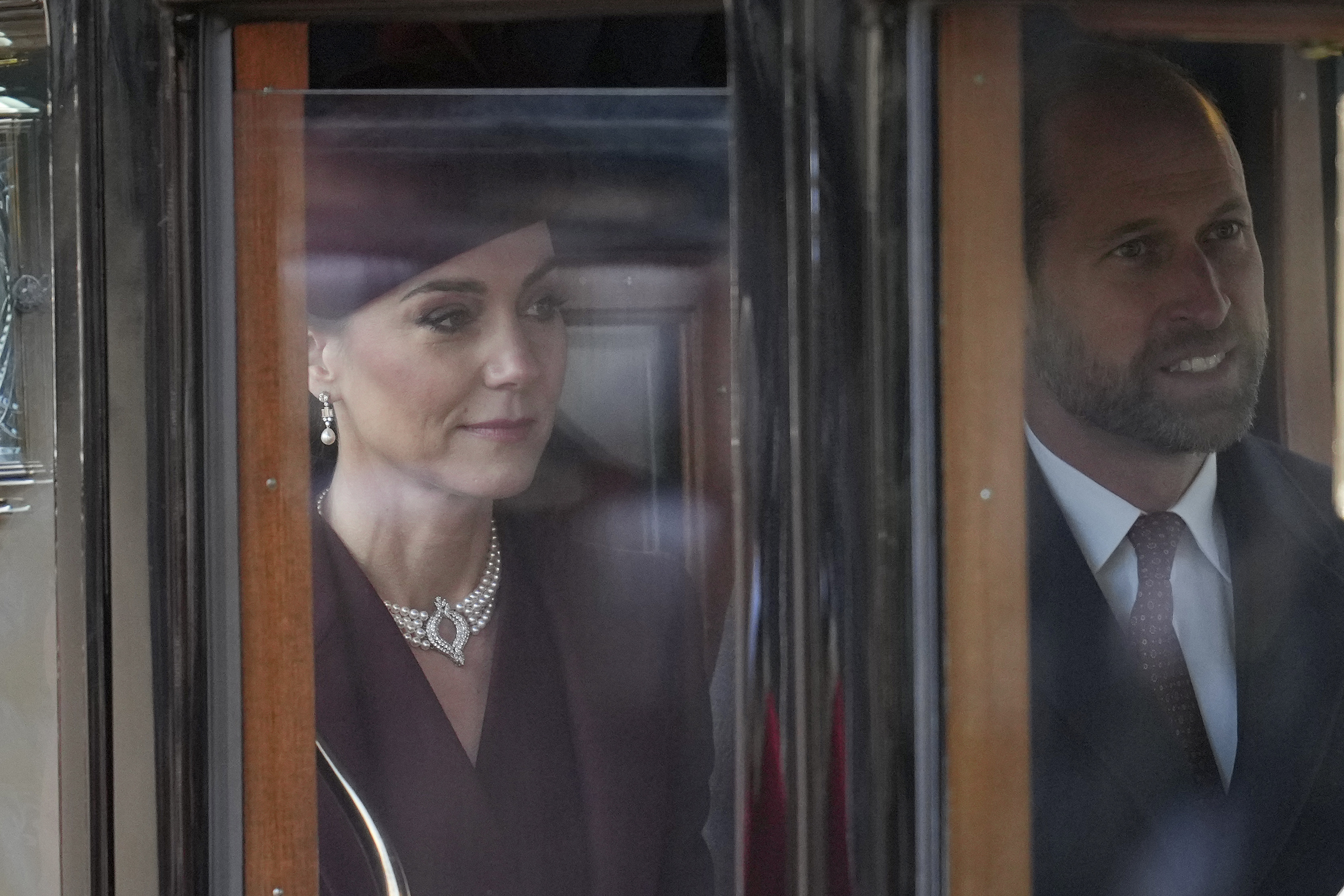 Le prince William, et la princesse Catherine, lors du premier jour de la visite de l'émir de l'État du Qatar au Royaume-Uni, le 03 décembre 2024, à Londres, en Angleterre. | Source : Getty Images