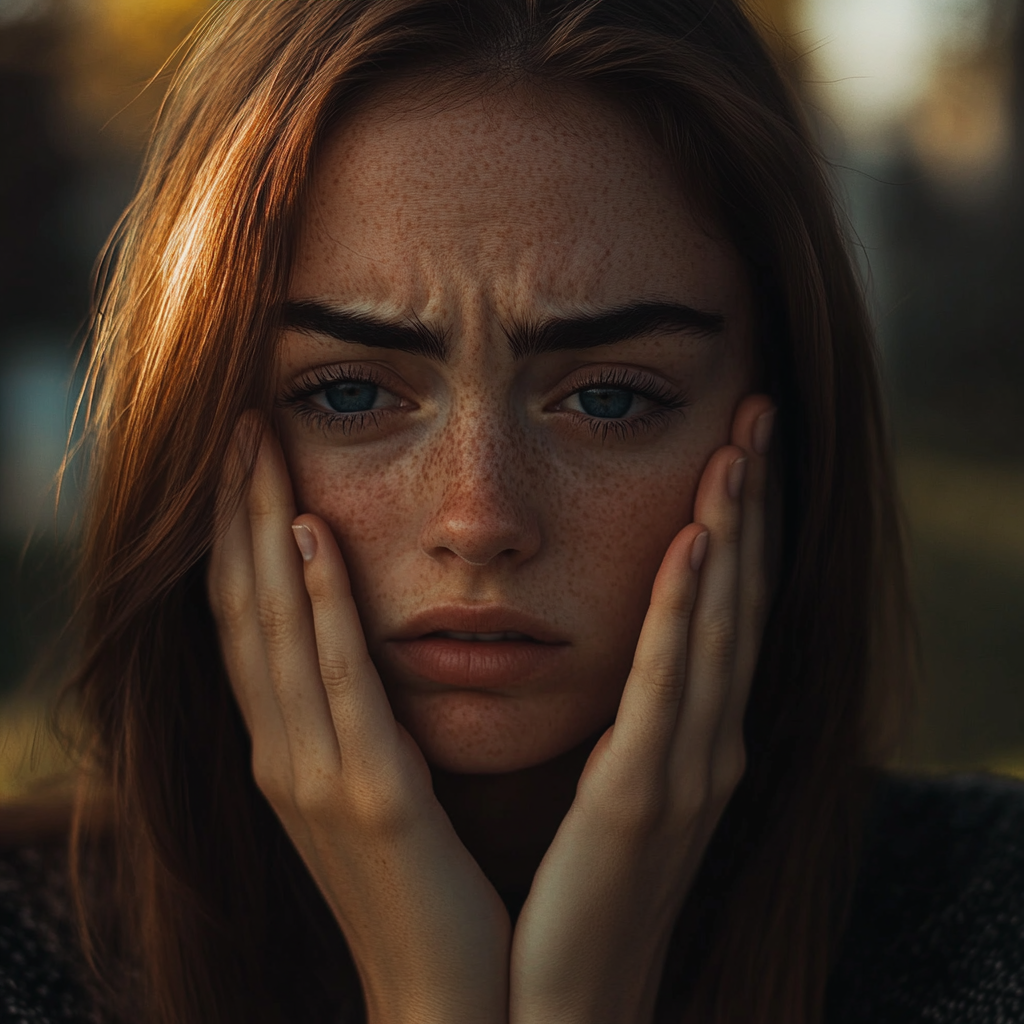 Une femme au cœur brisé | Source : Midjourney