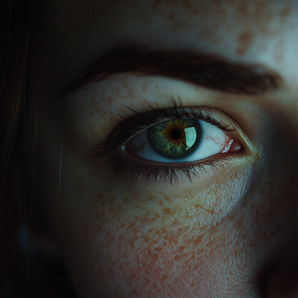 Close-up of a woman's eye | Source: Midjourney