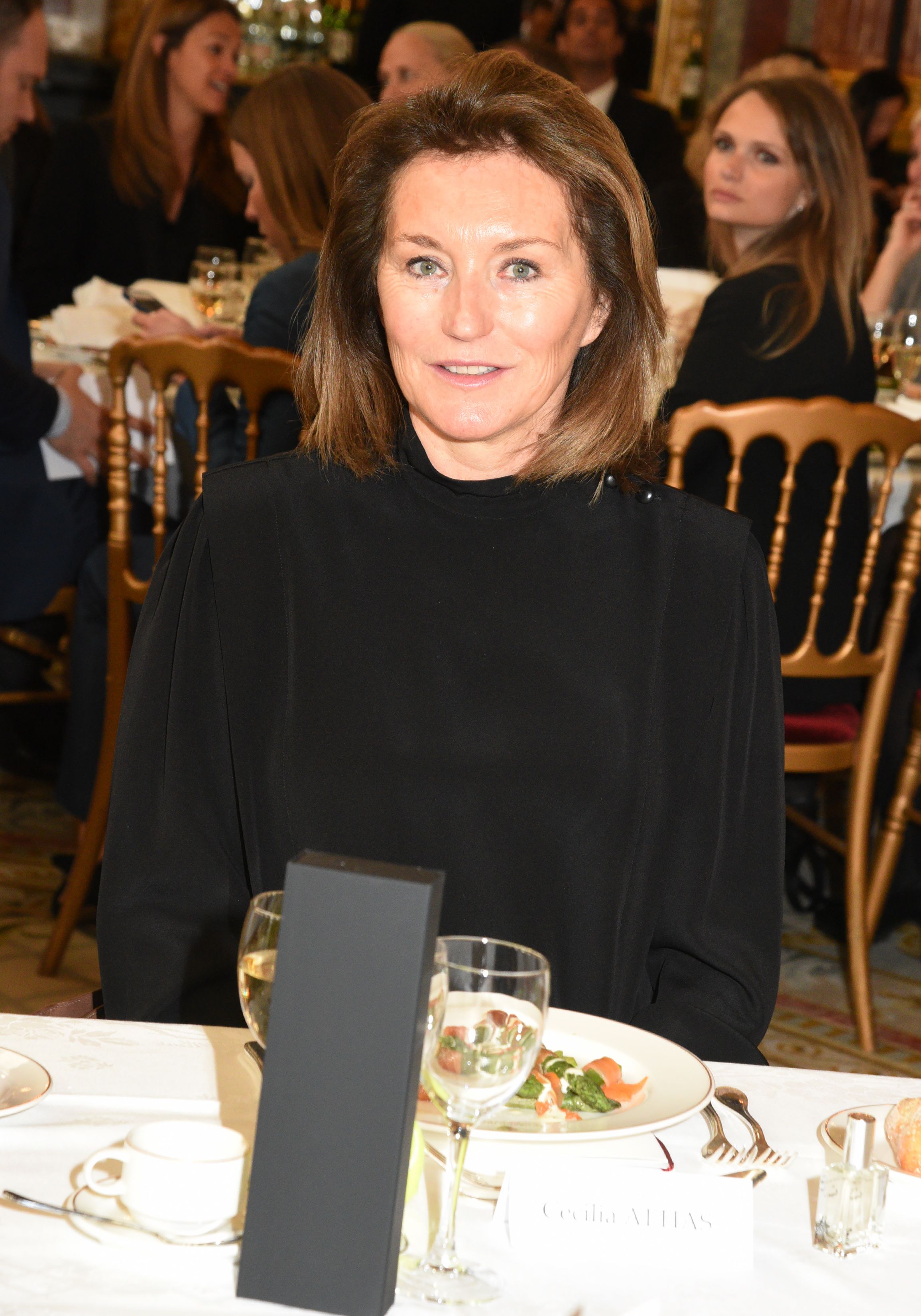 Cecilia Attias à l'Hôtel Intercontinental le 28 avril 2017 à Paris, France. | Photo : Getty Images