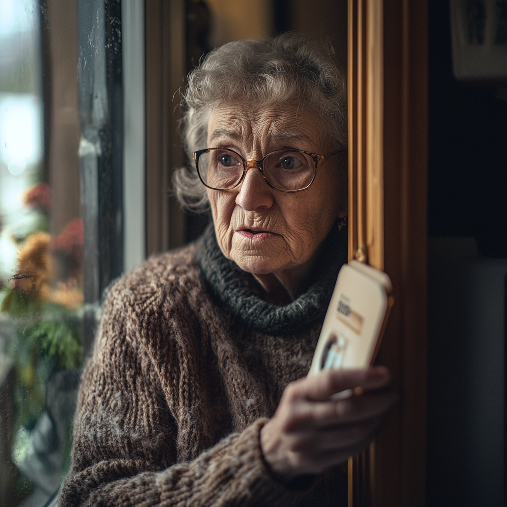 Une femme âgée à l'expression triomphante | Source : Midjourney