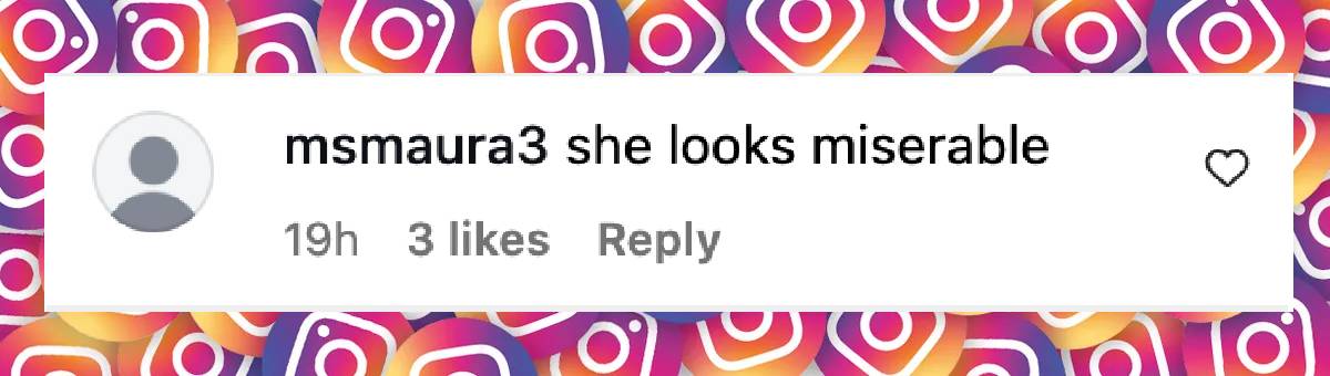 Commentaire d'un internaute sur l'apparence de Jennifer Aniston, daté du 11 août 2025 | Source : Instagram/vanityfair