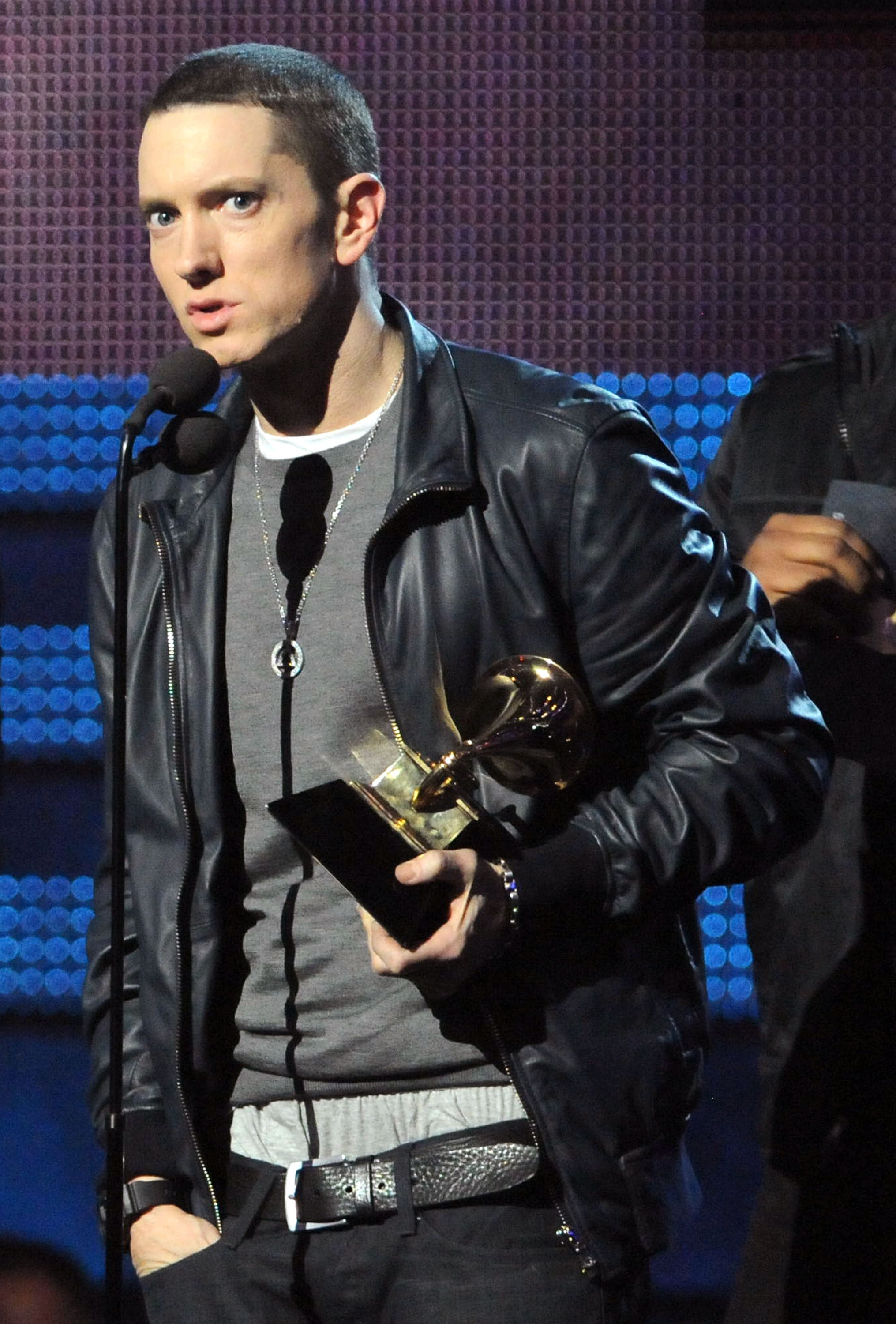 Eminem lors de la 53e cérémonie annuelle des Grammy Awards le 13 février 2011 à Los Angeles, Californie | Source : Getty Images