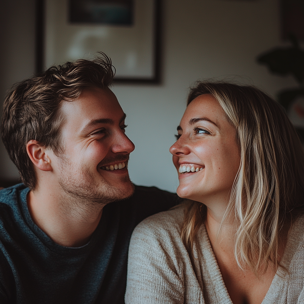 Un couple heureux et amoureux | Source : Midjourney