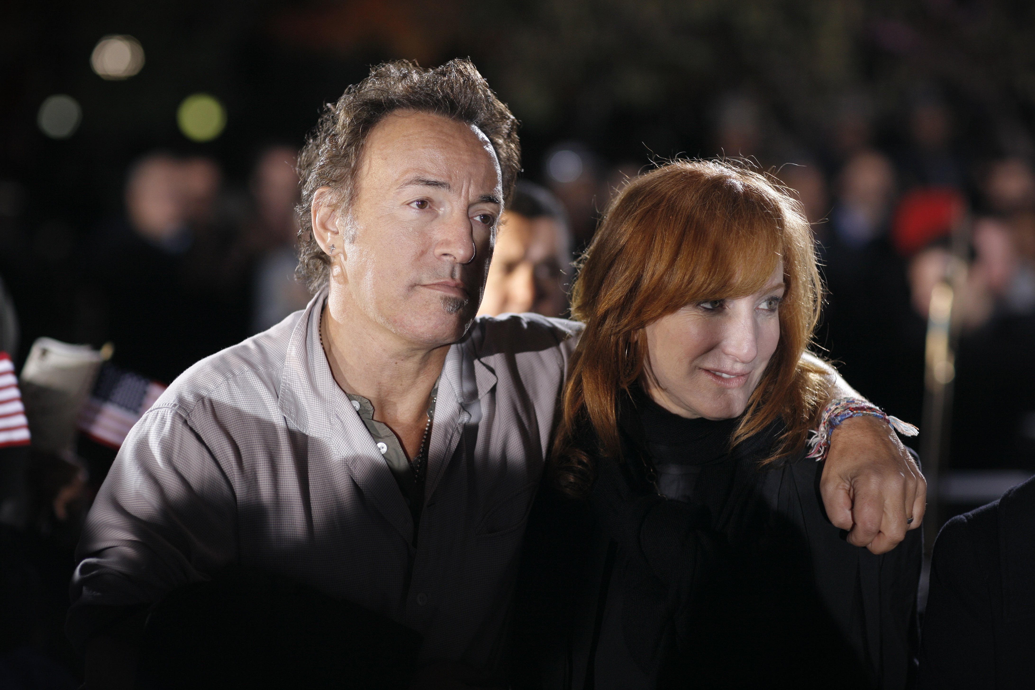 Bruce Springsteen et Patti Scialfa à Cleveland, Ohio, 02 novembre 2008 | Source : Getty Images