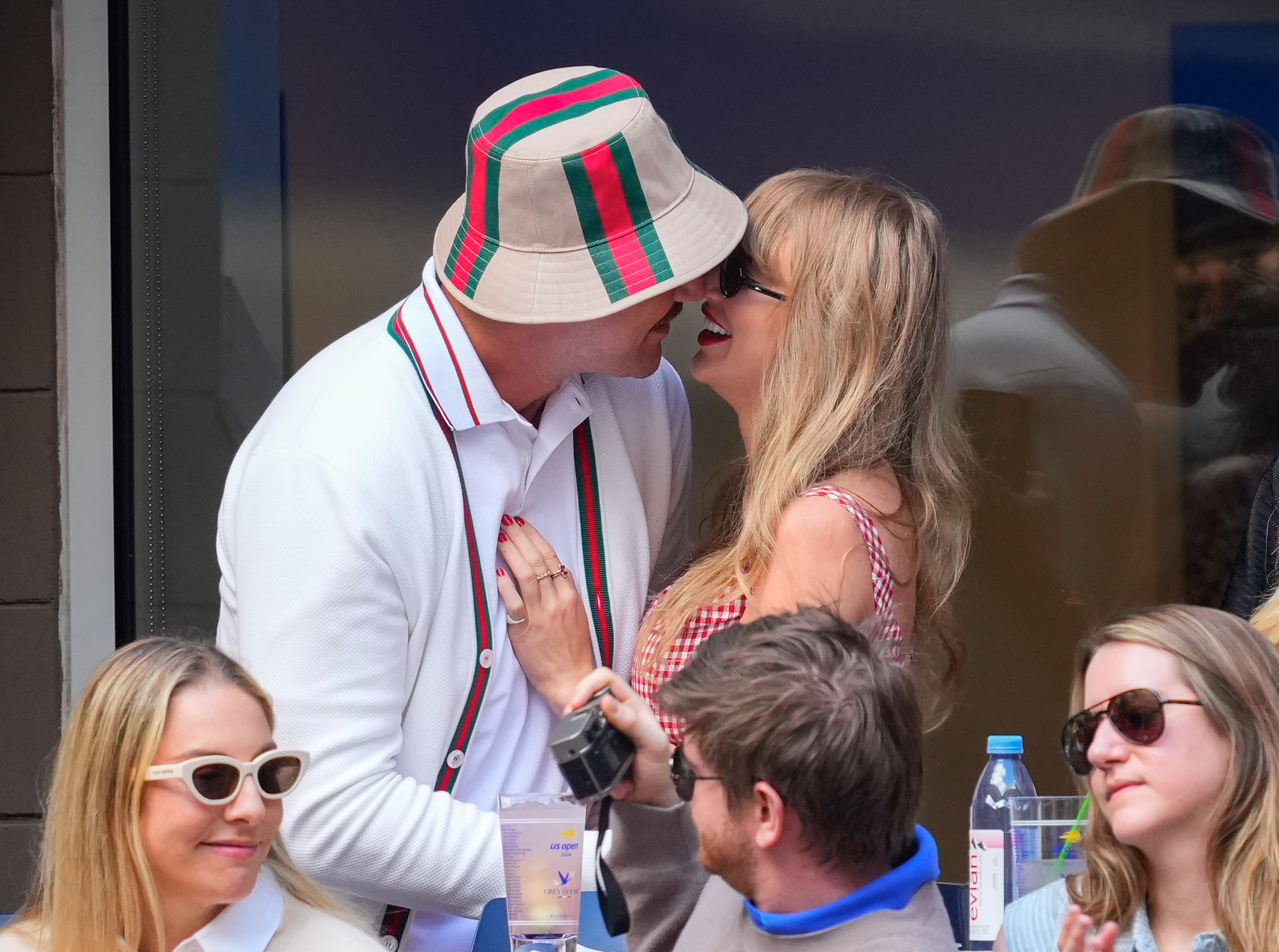 Travis Kelce et Taylor Swift. | Source : Getty Images