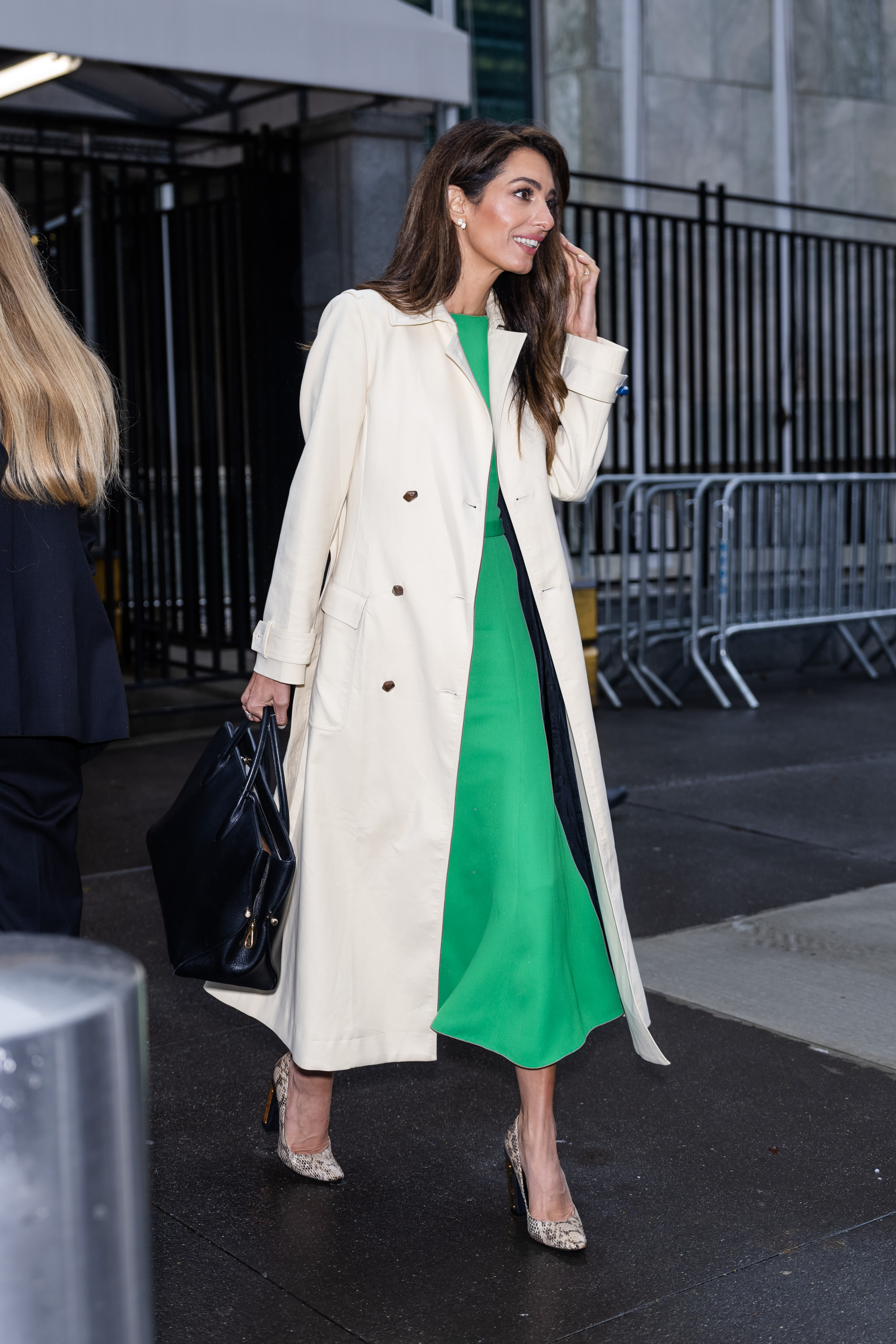 Amal Clooney est vue aux Nations unies le 26 septembre 2023 | Source : Getty Images