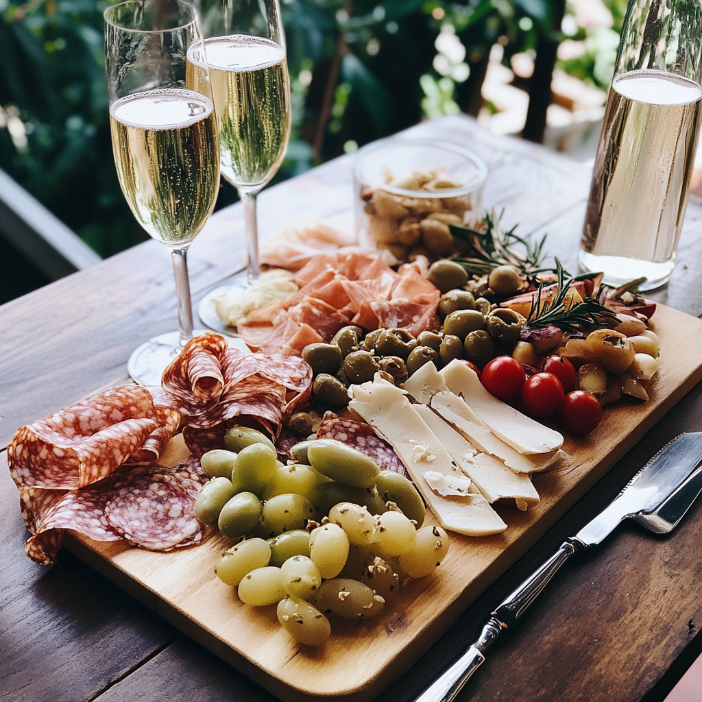 Une planche de charcuterie | Source : Midjourney