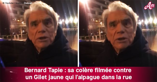 Bernard Tapie surpris dans la rue dans une discussion fâcheuse avec un gilet jaune