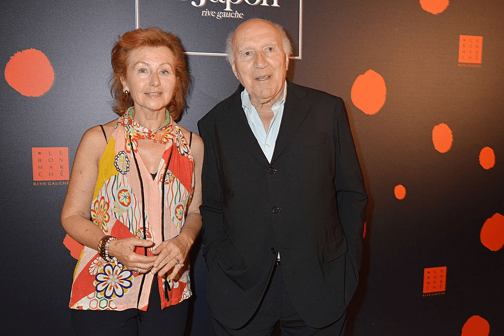 PARIS, FRANCE - 02 SEPTEMBRE : Ludivine Clerc et Michel Piccoli participent au vernissage de l'exposition "Japan Rive Gauche" au Bon Marché le 2 septembre 2014 à Paris, France. | Photo : Getty Images