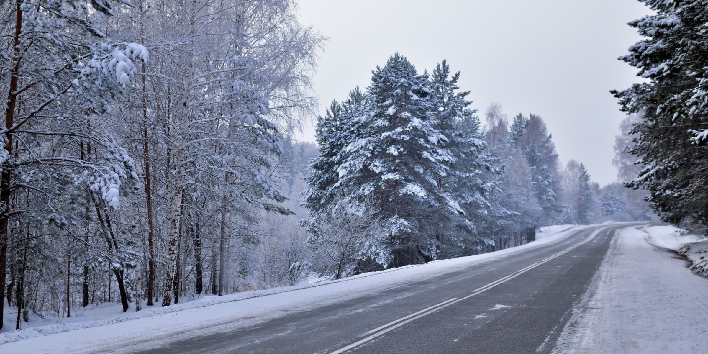Une route enneigée | Source : Pexels