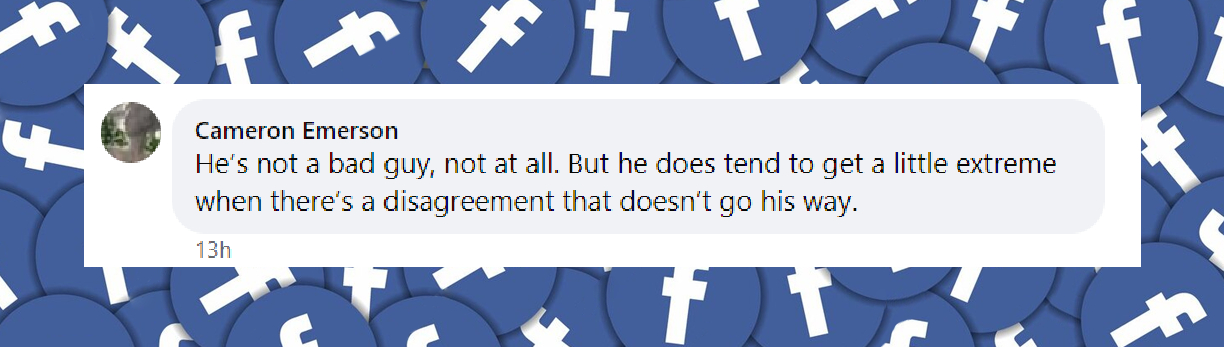 Commentaire d'un internaute sur le comportement de Brandon Thomas Lee au Sherwood Country Club de Thousand Oaks, en Californie, posté en août 2024 | Source : Facebook/NYPost