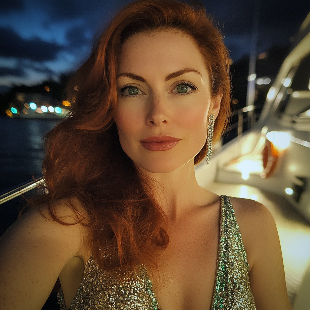 Une femme sur un yacht | Source : Midjourney