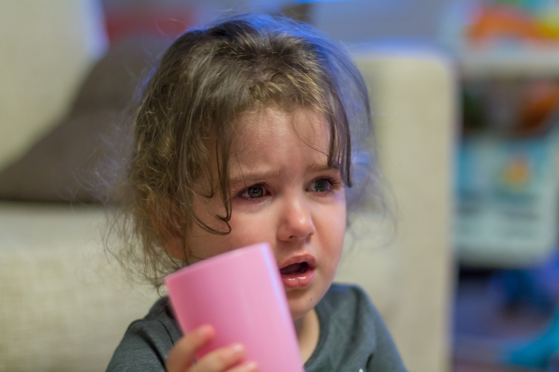 Une petite fille de 3 ans qui pleure I Photo d'illustration I Source : Getty Images