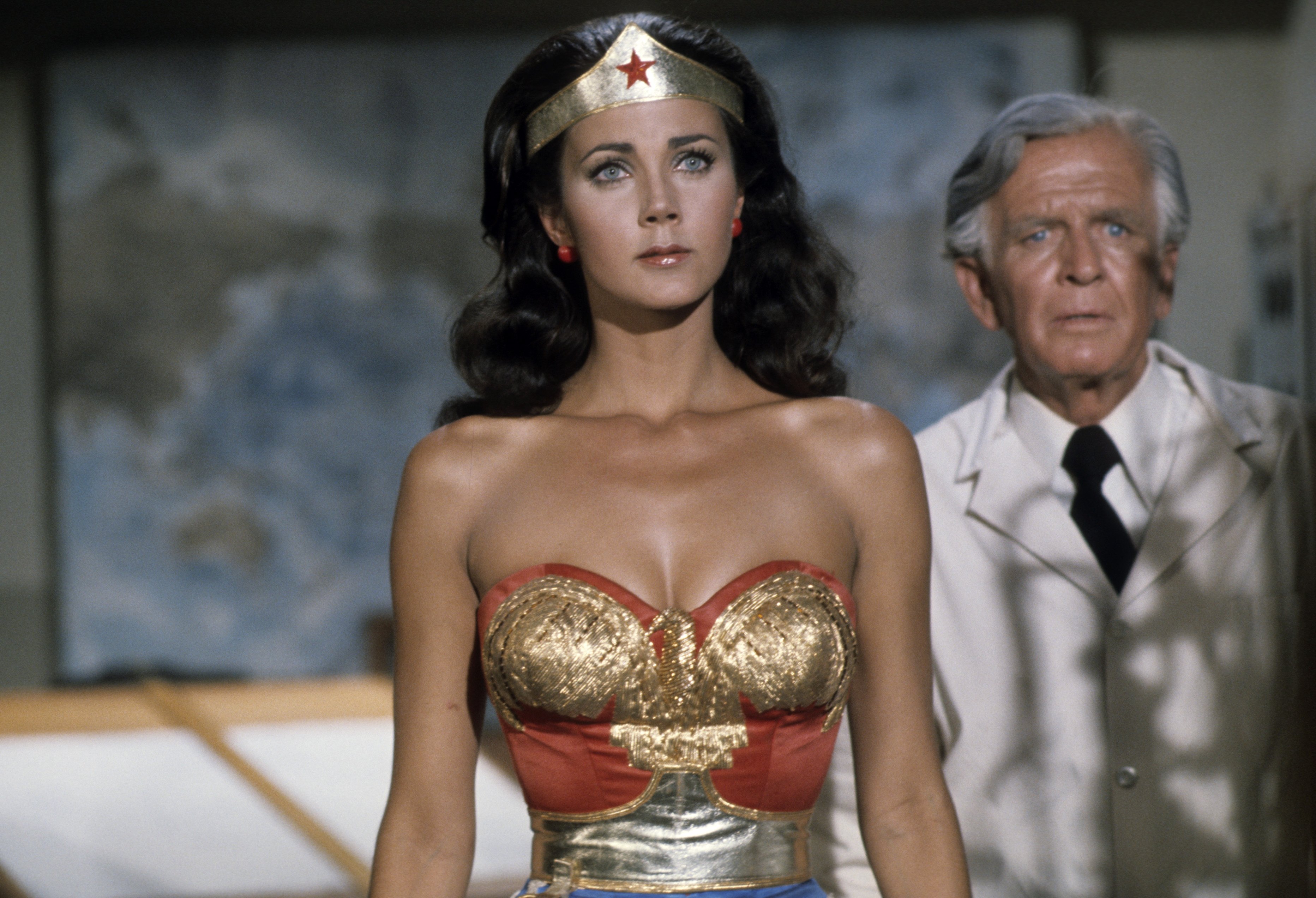 Lynda Carter dans "Wonder Woman", 25 décembre 1976 | Source : Getty Images